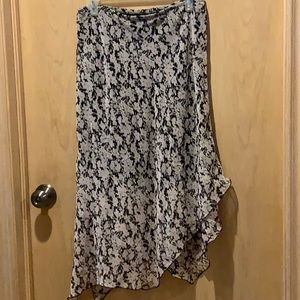 CDC Mid calf skirt split up on side to above knee